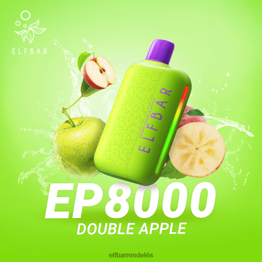 Elf Bar Bolt Budapest - ELFBAR eldobható vape új ep8000 puff 6DL6ZV374 dupla alma