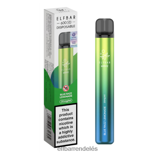 Elf Bar Budapest Buy - ELFBAR 600v2 eldobható vape - 20mg 6DL6ZV13 kék razz limonádé