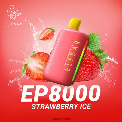 Elf Bar Rendelés Magyarország - ELFBAR eldobható vape új ep8000 puff 6DL6ZV378 eper jég