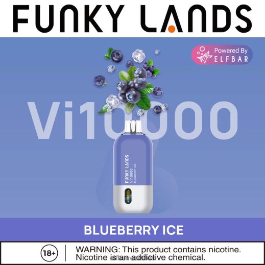 Elf Bar Rendelés Magyarország - ELFBAR funky lands legjobb ízű eldobható vape vi10000 jeges sorozat 6DL6ZV453 áfonyás jég