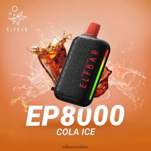 Elf Bar Rendelés Olcsón - ELFBAR eldobható vape új ep8000 puff 6DL6ZV365 kóla jég