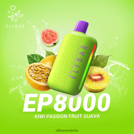 Elfbar Rendeles - ELFBAR eldobható vape új ep8000 puff 6DL6ZV362 kivi maracuja guava