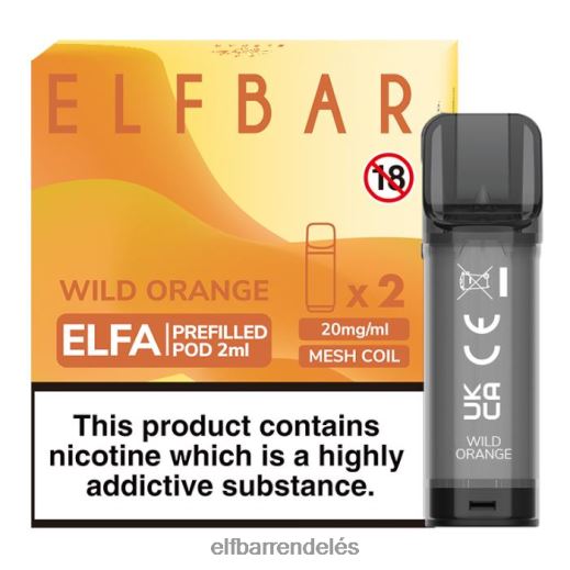 Elf Bar Budapest Buy - ELFBAR elfa előretöltött hüvely - 2ml - 20mg (2 csomag) 6DL6ZV133 vadnarancs