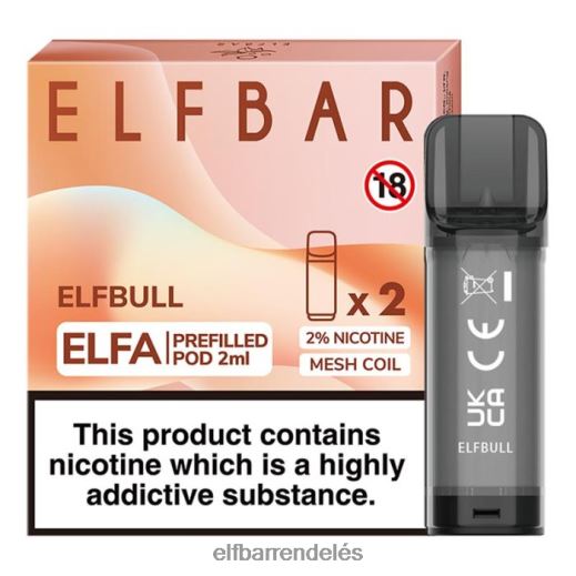 Elf Bar Magyarország - ELFBAR elfa előretöltött hüvely - 2ml - 20mg (2 csomag) 6DL6ZV128 elf bika