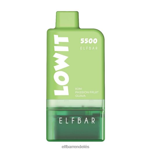 Elf Bar Rendelés - ELFBAR előretöltött pod készlet lowit 5500 2%nic 6DL6ZV426 kivi maracuja guava