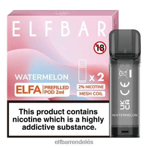 Elf Bar Rendelés Magyarország - ELFBAR elfa előretöltött hüvely - 2ml - 20mg (2 csomag) 6DL6ZV108 görögdinnye