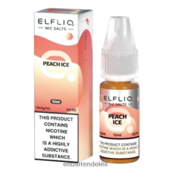 Elf Bar Rendelés - ELFBAR elfliq nic sók - őszibarack jég - 10ml-20 mg/ml 6DL6ZV186