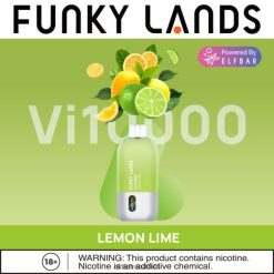 Elf Bar Rendelés - ELFBAR funky lands eldobható vape vi10000 puff 6DL6ZV466 zöld citrom