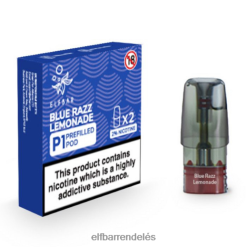 Elf Bar Vape Magyarország - ELFBAR mate 500 p1 előretöltött hüvely - 20 mg (2 csomag) 6DL6ZV154 kék razz limonádé
