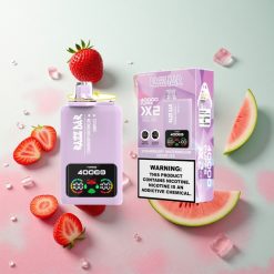 Razz Bar 40000 Puffs Eldobható E-cigaretta Eper-Görögdinnye_Jég Szőlő, 650 MaH Akkumulátor