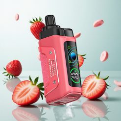 Razz Bar 45000 Puffs Eldobható E-pohár Eper-Cseresznye Jég, Beállítható Légáramlás és 20 mg/ml Nikotin