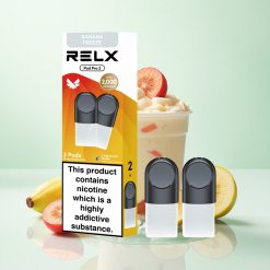 RELX Pod Pro 2 600 Puffs Desszert-Banán Fagy 1,9ml e-liquiddel