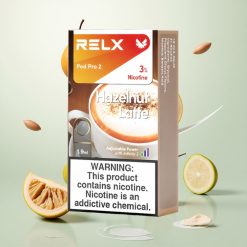 RELX Pod Pro 2 600 Puffs Mogyorós Latte 3% nikotin