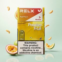 RELX Pod Pro 2 600 Puffs Passiógyümölcs 1,9ml e-liquiddal és 3 feszültségbeállítással
