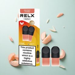 RELX Pod Pro 2 600 Puffs Tengeri só Licsi 1,9ml e-liquiddel