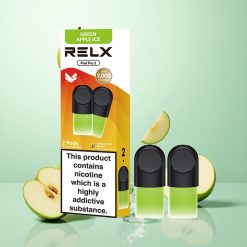 RELX Pod Pro 2 600 Puffs Zöldalma Jég 1,9ml e-liquid-kapacitással